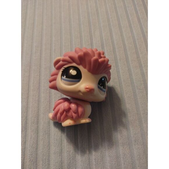 Littlest Pet Shop Authentic # 1711 Pink Purple Hedgehog Porcupine Blue Eyes - Picture 1 of 7